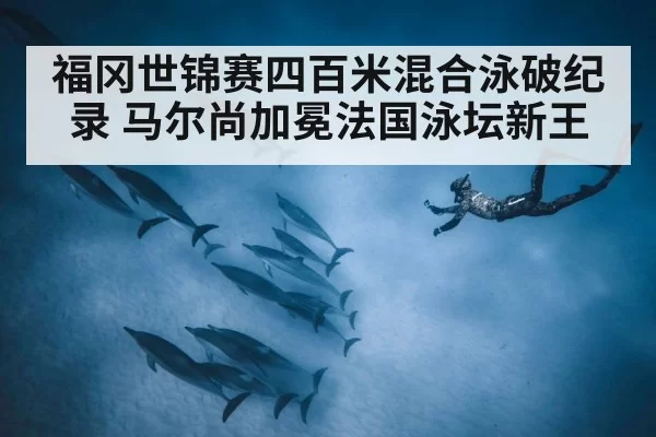 福冈世锦赛四百米混合泳破纪录 马尔尚加冕法国泳坛新王